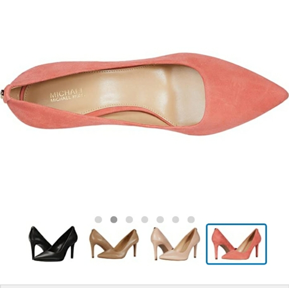 MICHAEL KORSDOROTHY FLEX SUEDE PUMPS - Picture 7 of 8